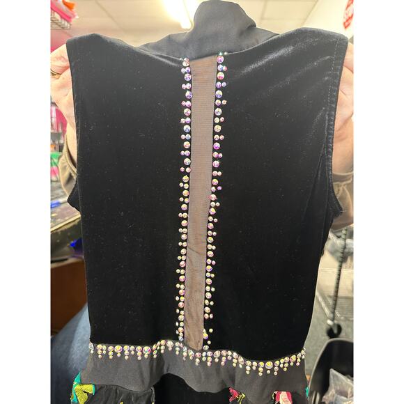 Dance Costume Small Adult Black A Wish Come True 686 Lyrical Ballet Contemporary - Picture 7 of 8